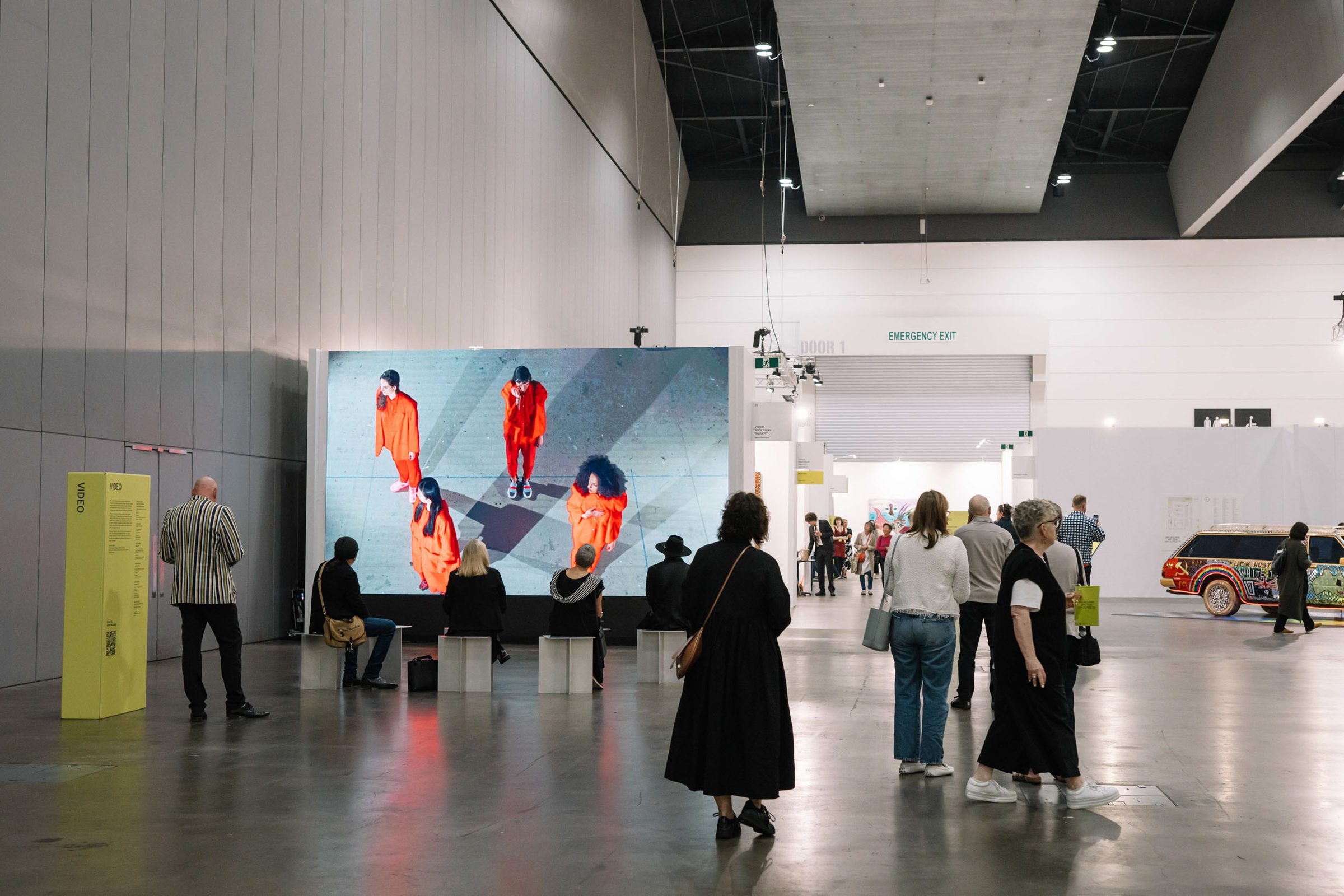 Melbourne Art Fair, gallery lighting and installation.